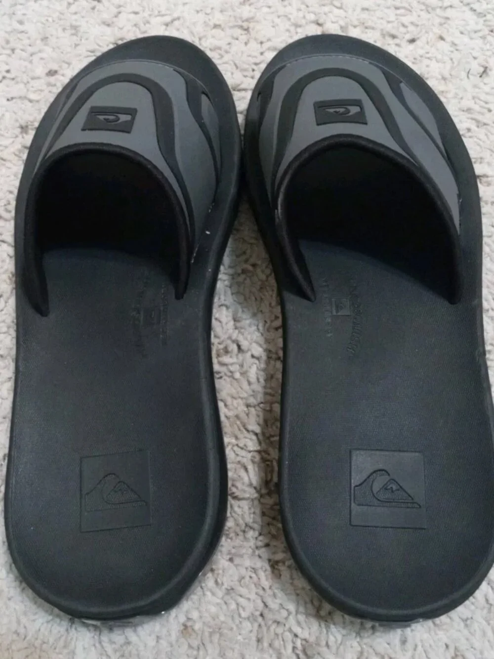Quicksilver Mathodic Recovery Slides Men’s 10 Hydrosquish Technology Sandal New